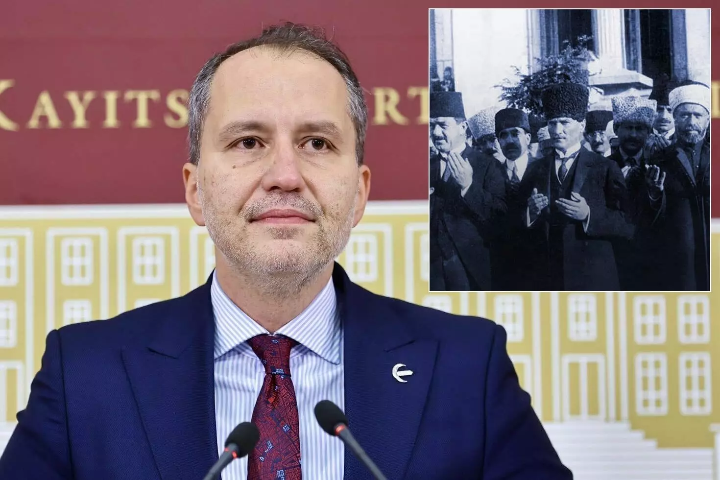 Mustafa Kemal Atatürk’ü anan Fatih Erbakan’ın paylaşımına tepki var