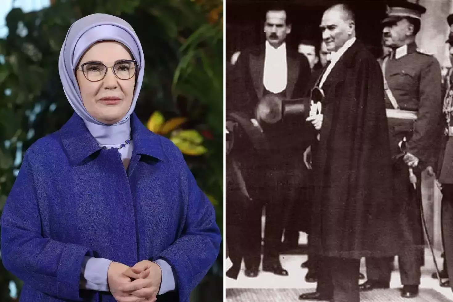 Emine Erdoğan, Mustafa Kemal Atatürk’ü andı herkes kullandığı kelimenin anlamını aratıyor