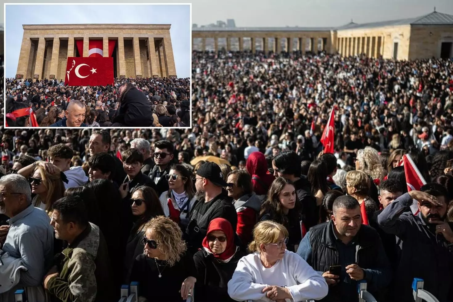 10 Kasım’da tarihi rekor Anıtkabir’i 1 milyon 219 bin kişi ziyaret etti