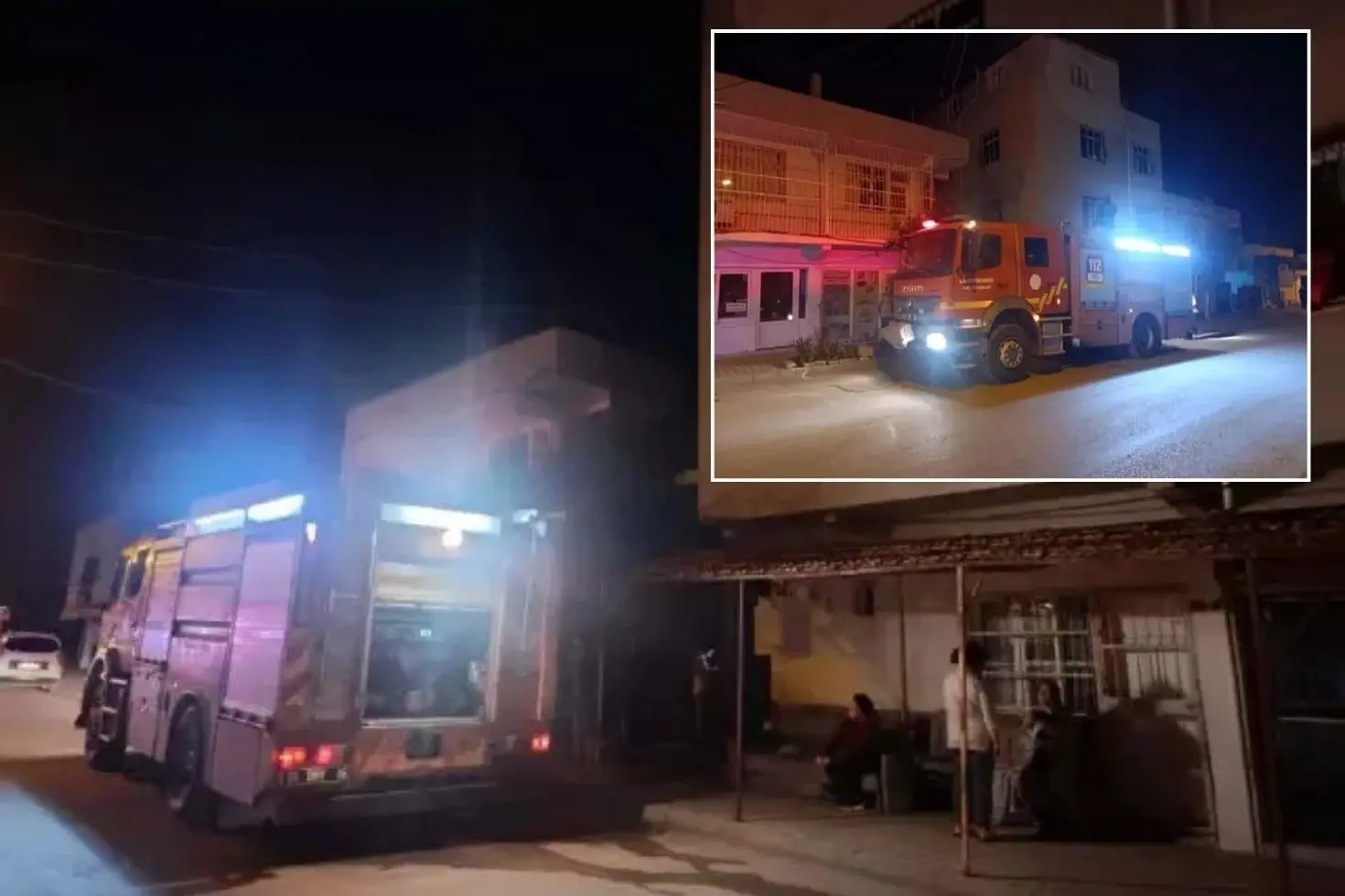 Korkutan yangın Uykuda yakalandılar, hastanelik oldular