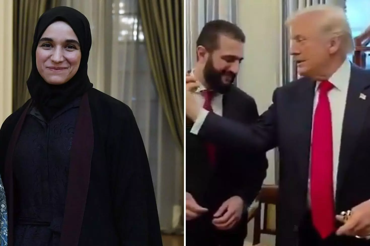 Ahmed Şara’ya parfüm sıkan Trump ’’Kaç eşin var’’ diye sordu