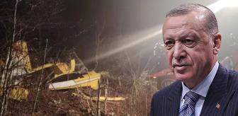 Cumhurbaşkanı Erdoğan'dan şehit pilot için başsağlığı mesajı