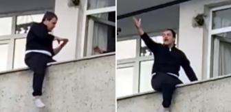 Tüm mahalleyi ayağa kaldırdı! Korku dolu anlar kamerada