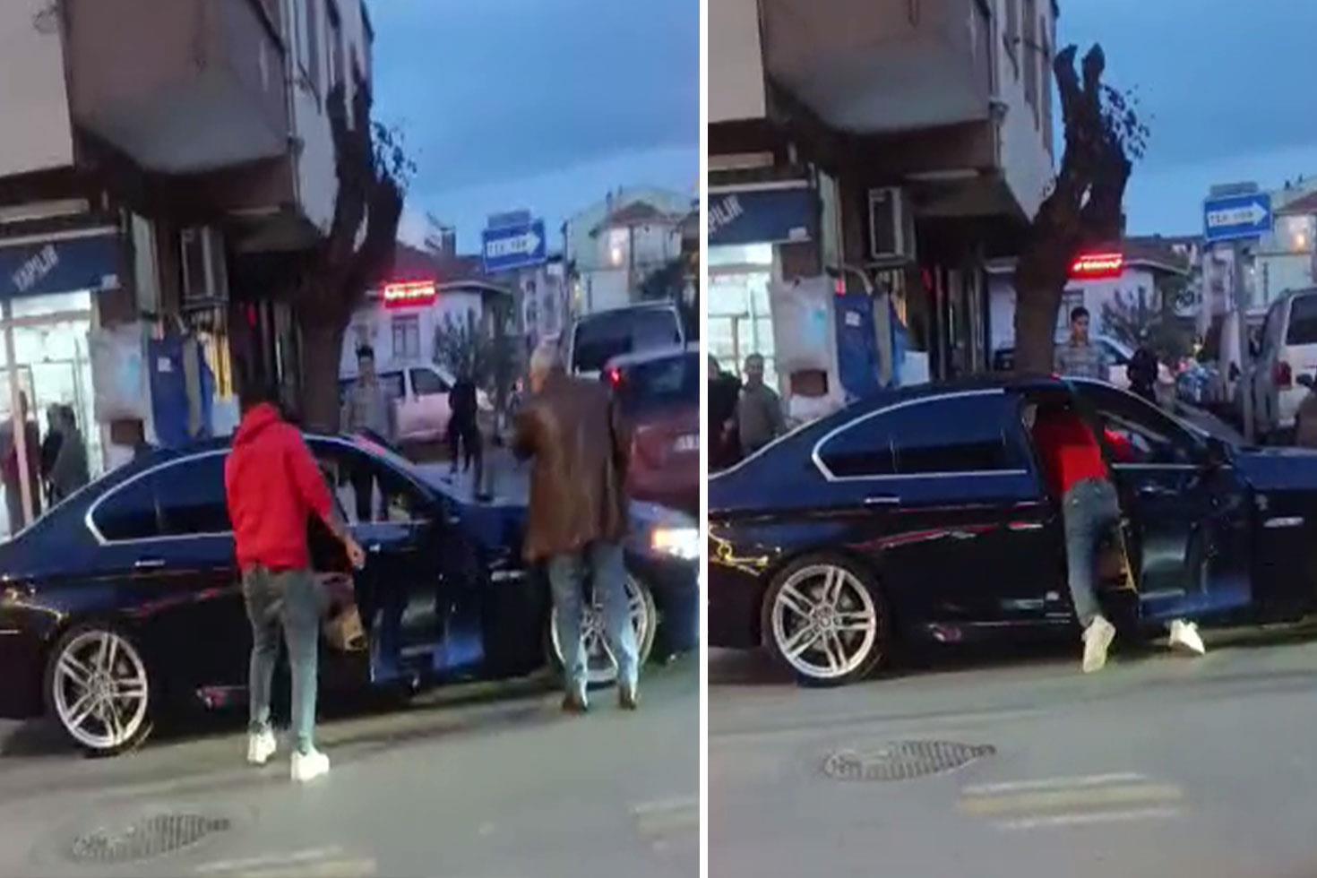 Eşiyle ilişkisi olduğunu iddia ettiği kişiyi defalarca bıçakladı o anlar kamerada