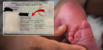 Yeni doğan çocuğuna koyduğu isim bomba