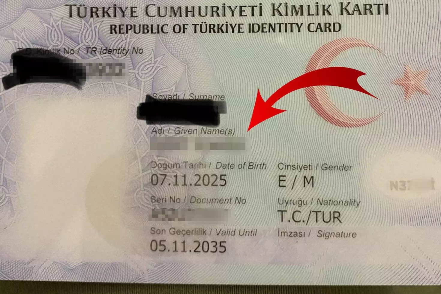 Yeni doğan çocuğuna koyduğu isim bomba