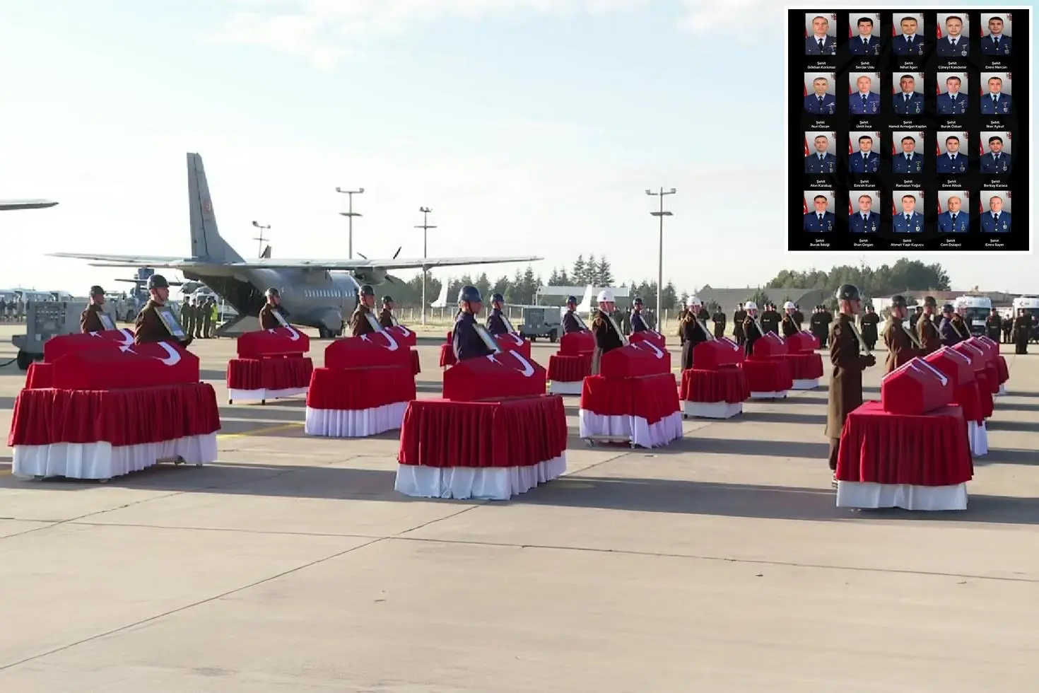 20 şehidimiz için Mürted Komutanlığı’nda tören düzenlendi