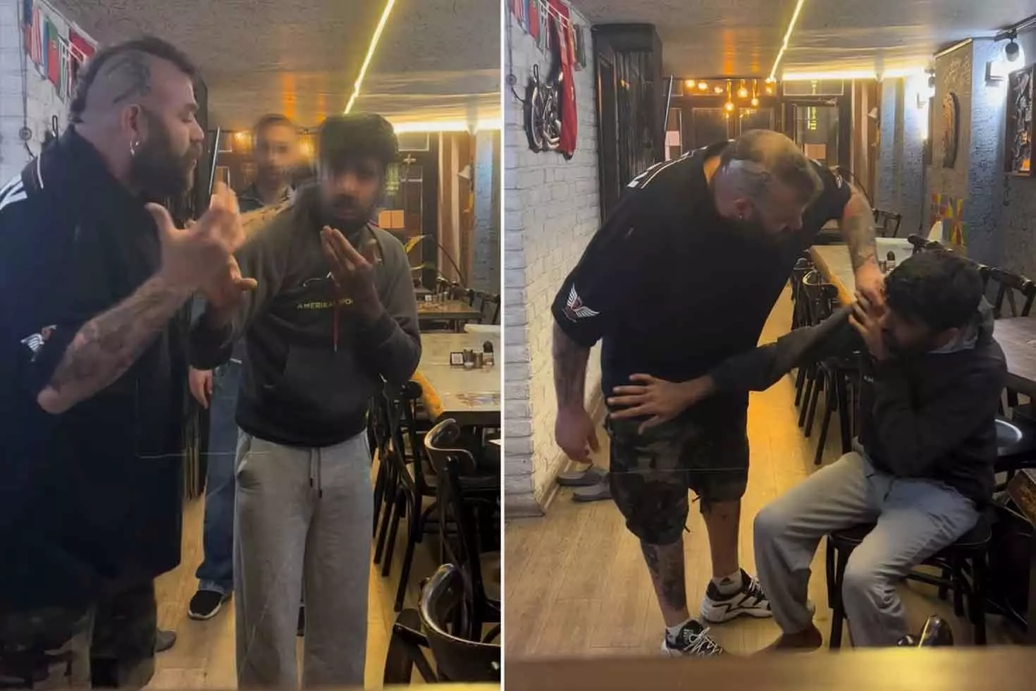 Beyoğlu’nda oyuncu Bahadır Ünlü hırsızlık yaptığı iddiasıyla çalışanını beyzbol sopasıyla darbetti