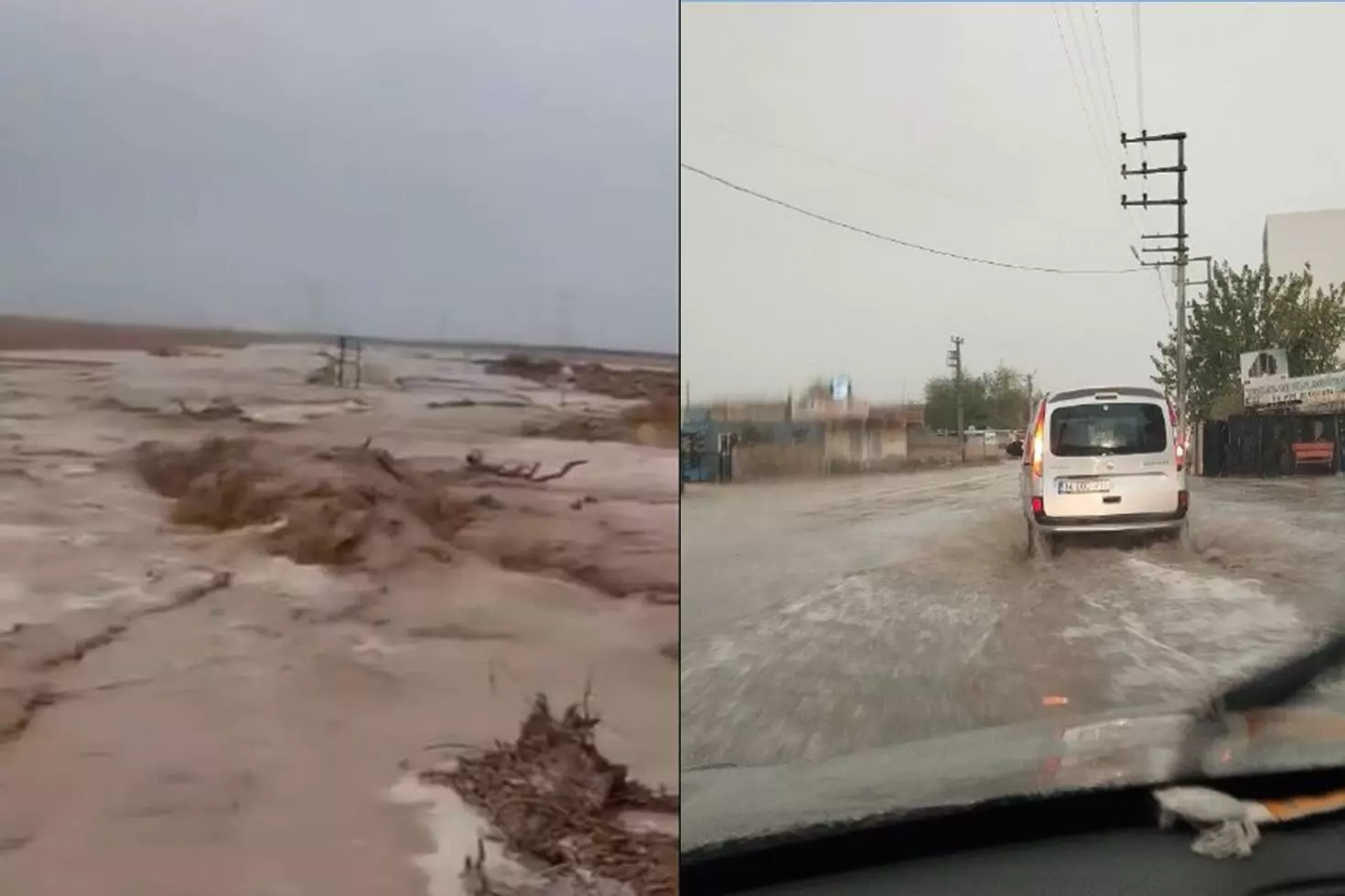 Mardin’de sel Evler ve tarım arazileri sular altında kaldı