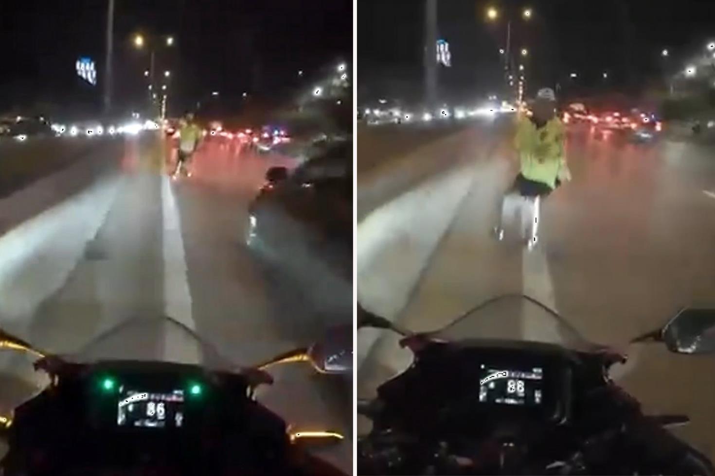 Maltepe’de motosikletin çarptığı trafik polisi yaralandı: Kaza anı kamerada