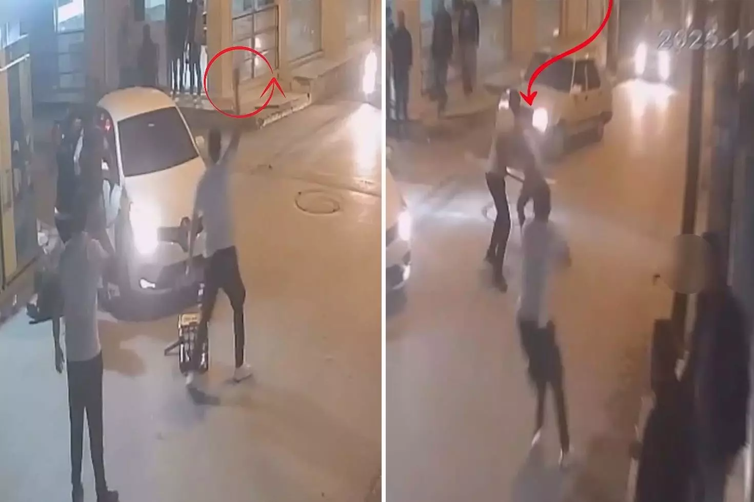 İzmir’de 1 kişinin öldüğü, 3 kişinin de yaralandığı saldırı güvenlik kamerasında