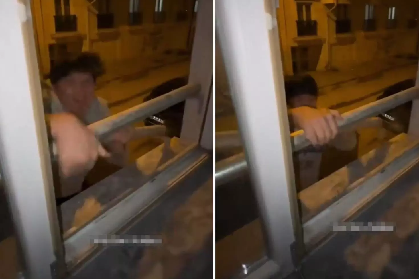 Yurda pencereden çıkmaya çalışan öğrenci, kabusu yaşadı