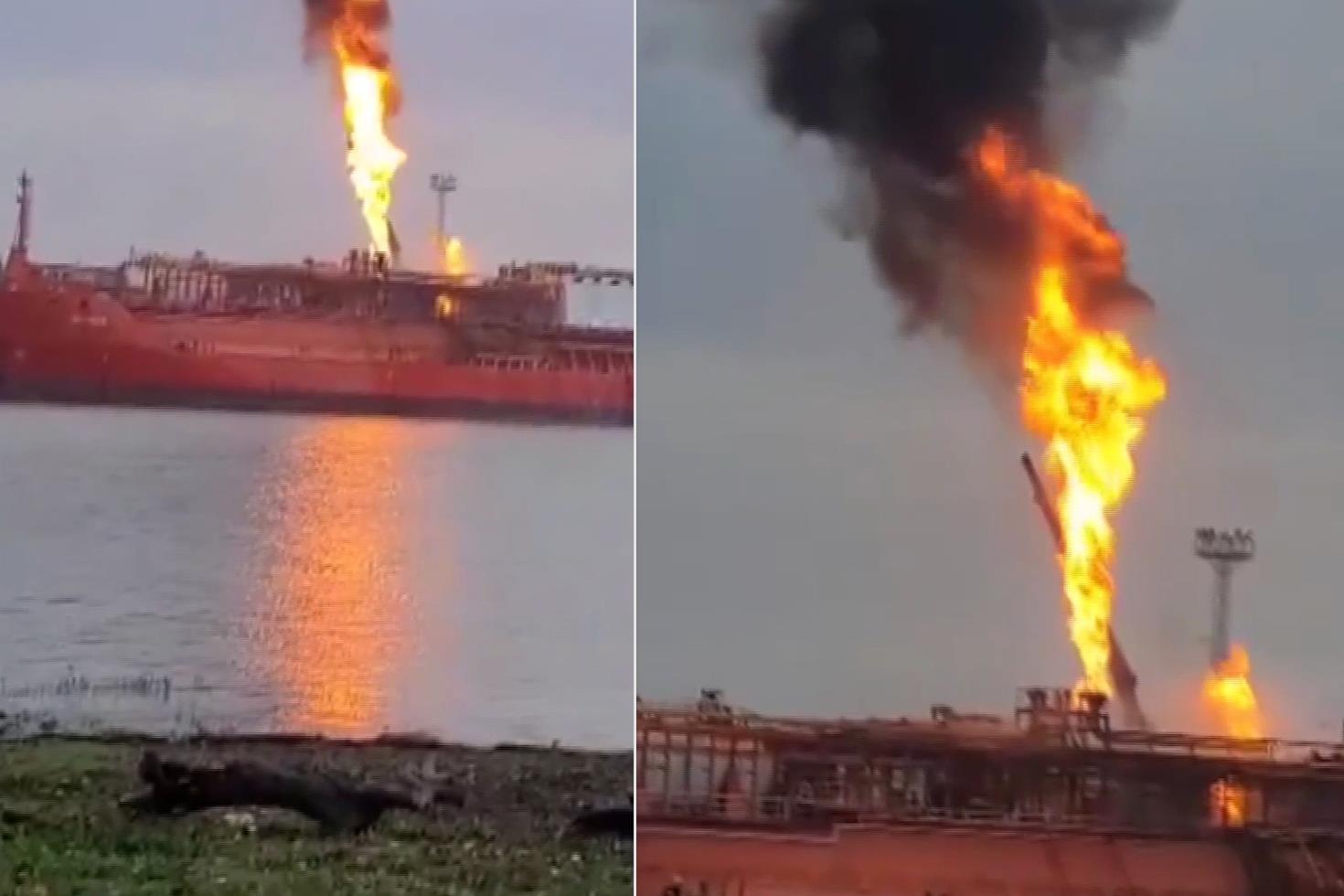 Rus güçleri, Ukrayna'da Türk gemisini vurdu