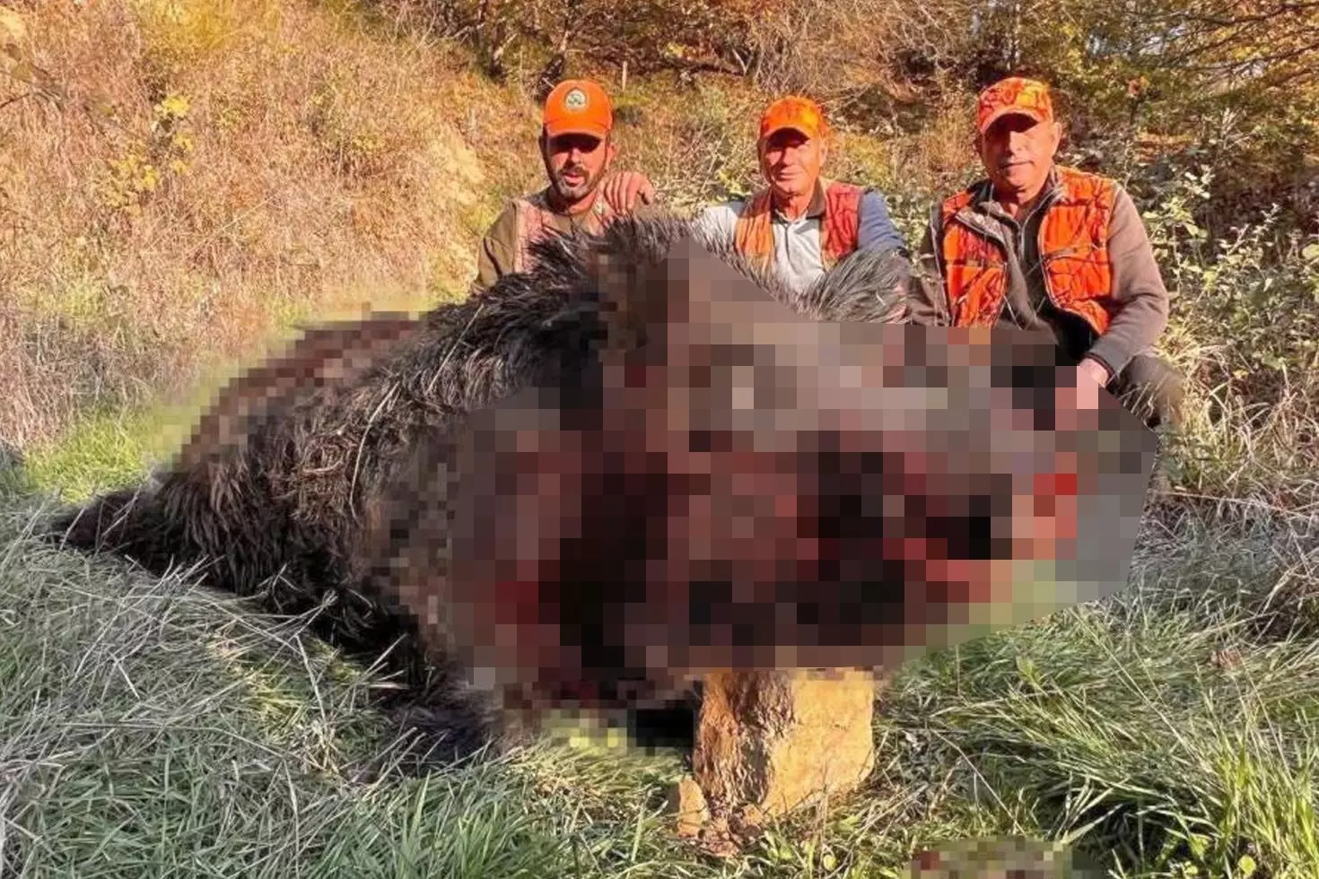 Avcılar bile şaşırdı Kilosuna kimse inanamadı