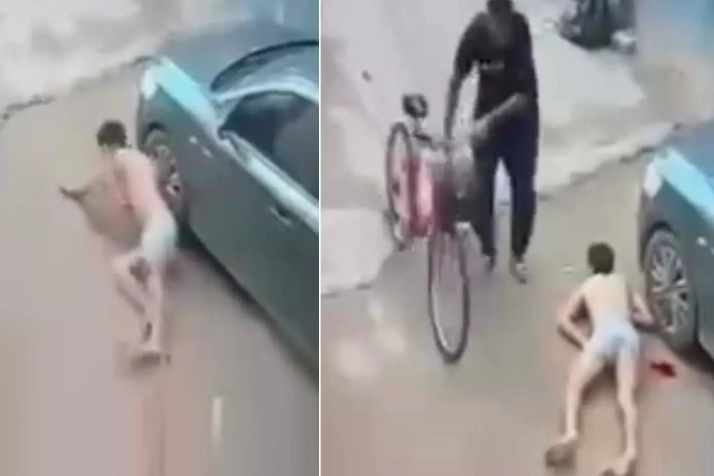 Yasak ilişki cinayeti kamerada İç çamaşırıyla kaçarken katletti