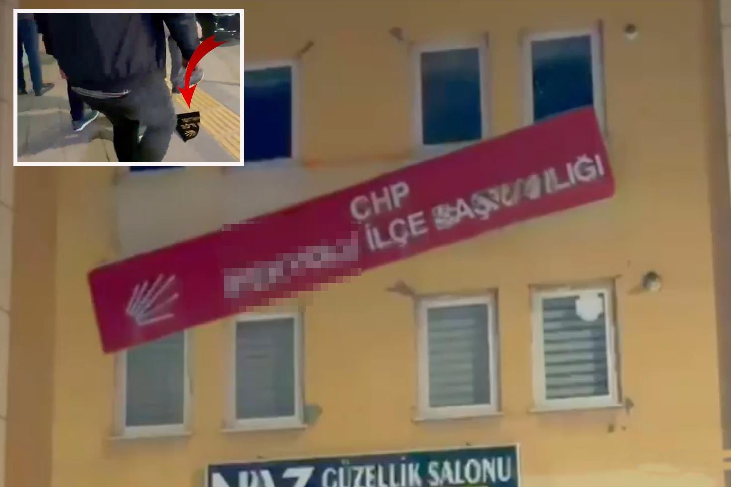 İmralı kararından sonra CHP’nin ilçe binasına saldırı