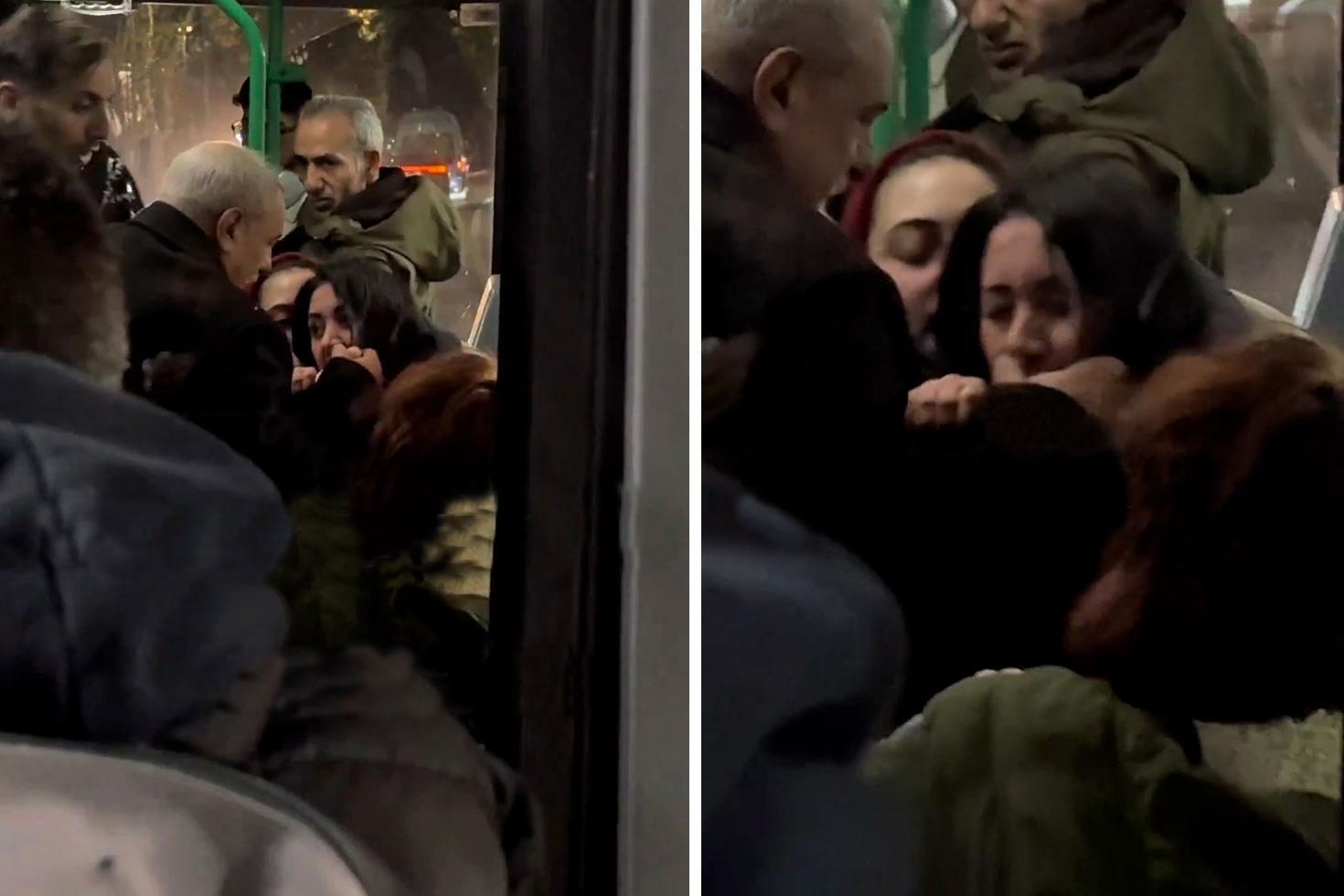 Kadın yolcu, otobüste tartıştığı başka kadın yolcuyu ısırdı