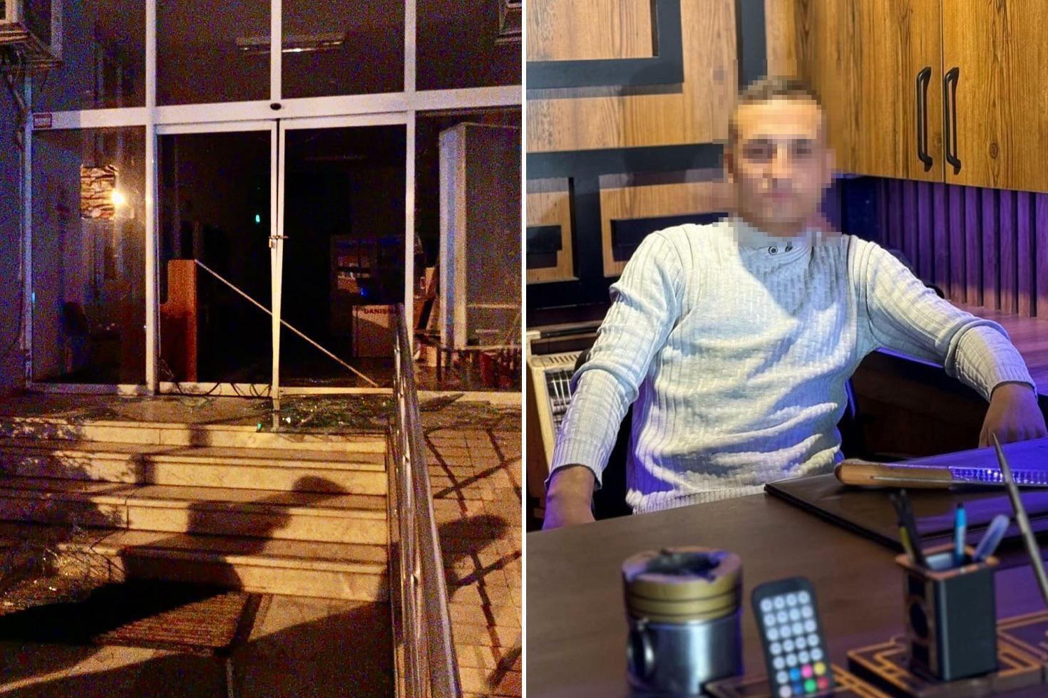 Önce başkanı ölümle tehdit etti sonra belediye binasına saldırdı