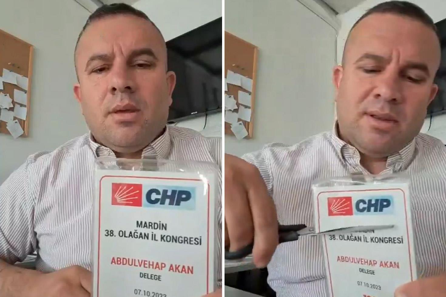 ’’Kürt halkını sevmeyen bizi de sevmesin’’ diyerek CHP’den istifa etti