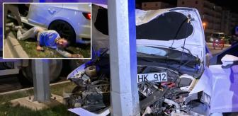 Aynı yolda yarım saatte iki kaza! Yaralının ilk sözü herkesi şaşırttı