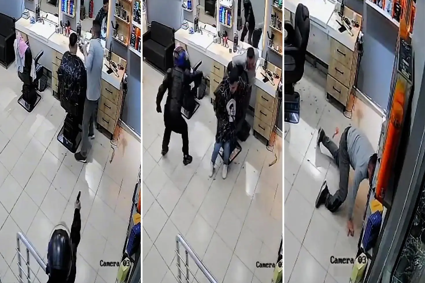 Dükkana girip berbere kurşun yağdırdı Dehşet anları kamerada