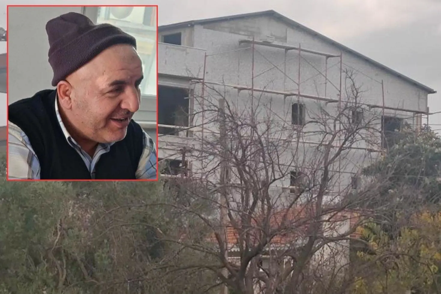 İnşaat iskelesinin kalası kırıldı, üçüncü kattan düştü