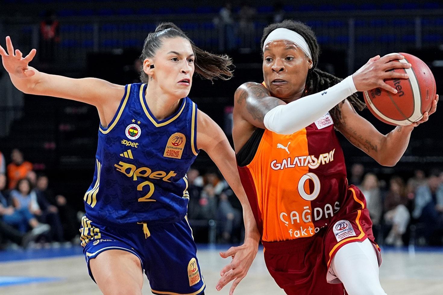 Potadaki kadınlar derbisinde Fenerbahçe, Galatasaray’ı devirdi