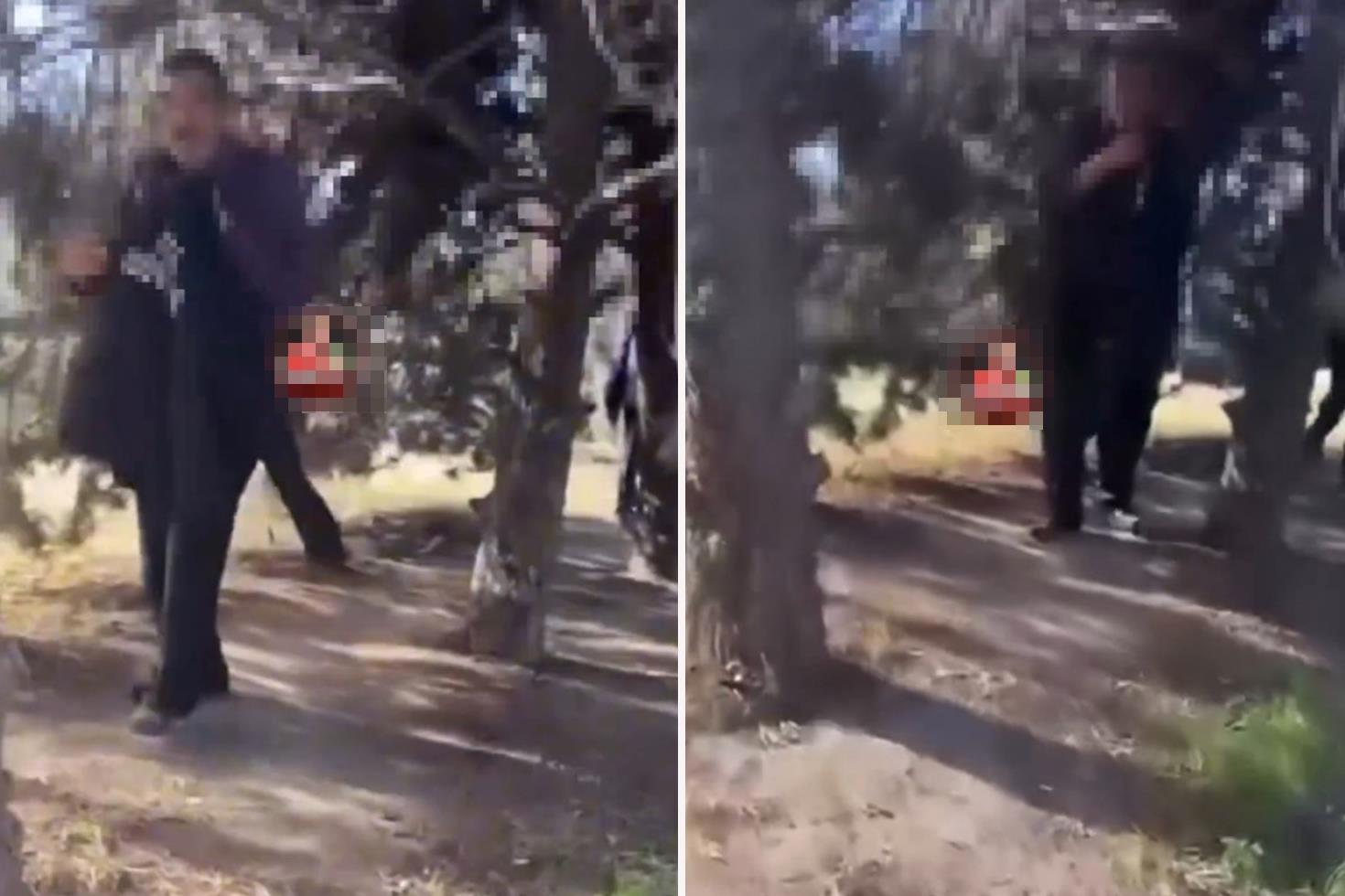 Mide bulandıran iddia Kamerayı görünce apar topar kaçtılar