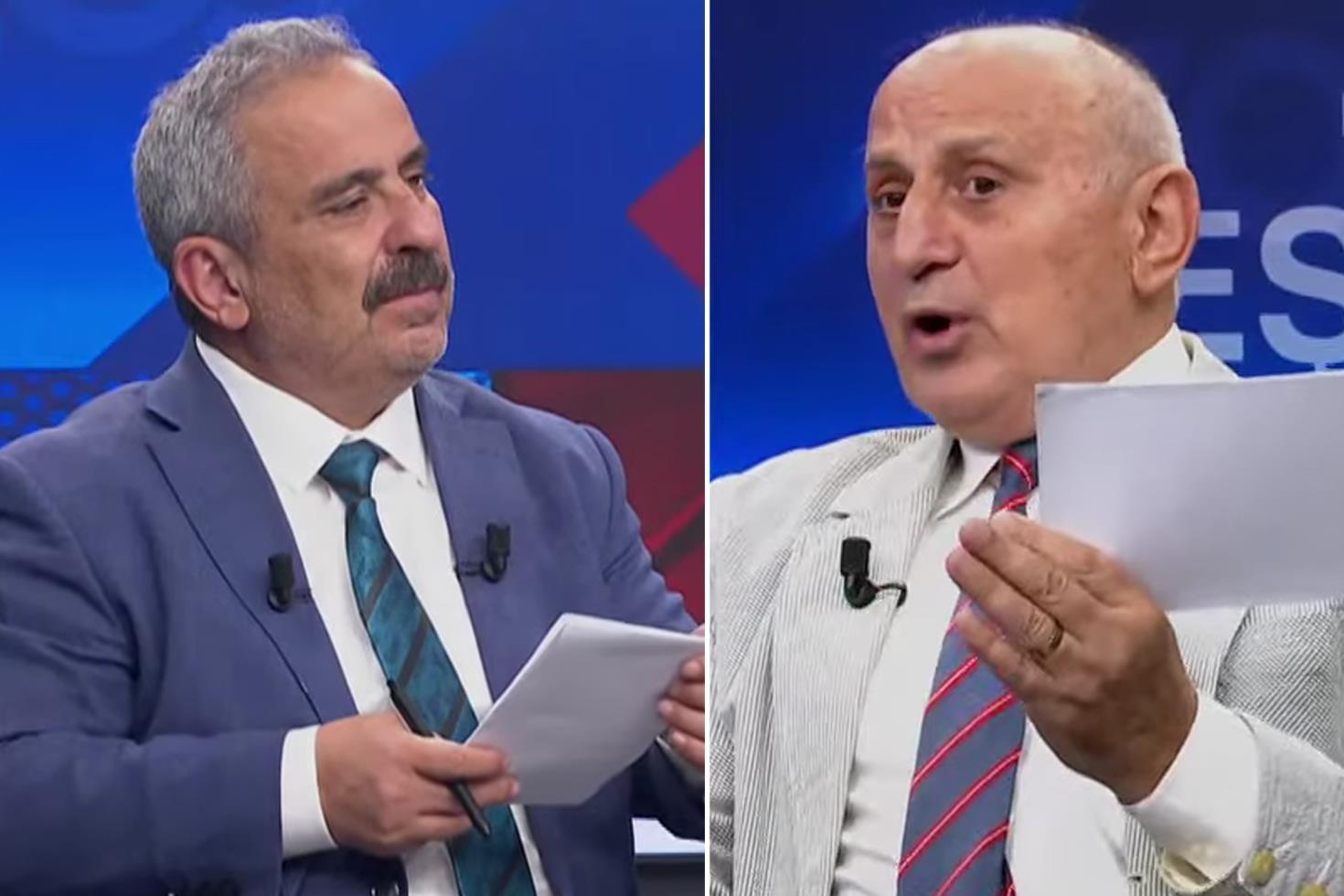 Canlı yayında sert tartışma Sinan Burhan sordu, Dursun Çiçek cevap veremedi