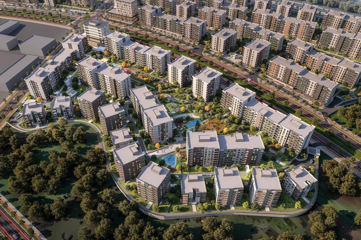 Damla Kent projesi için daire seçimi yarın başlıyor