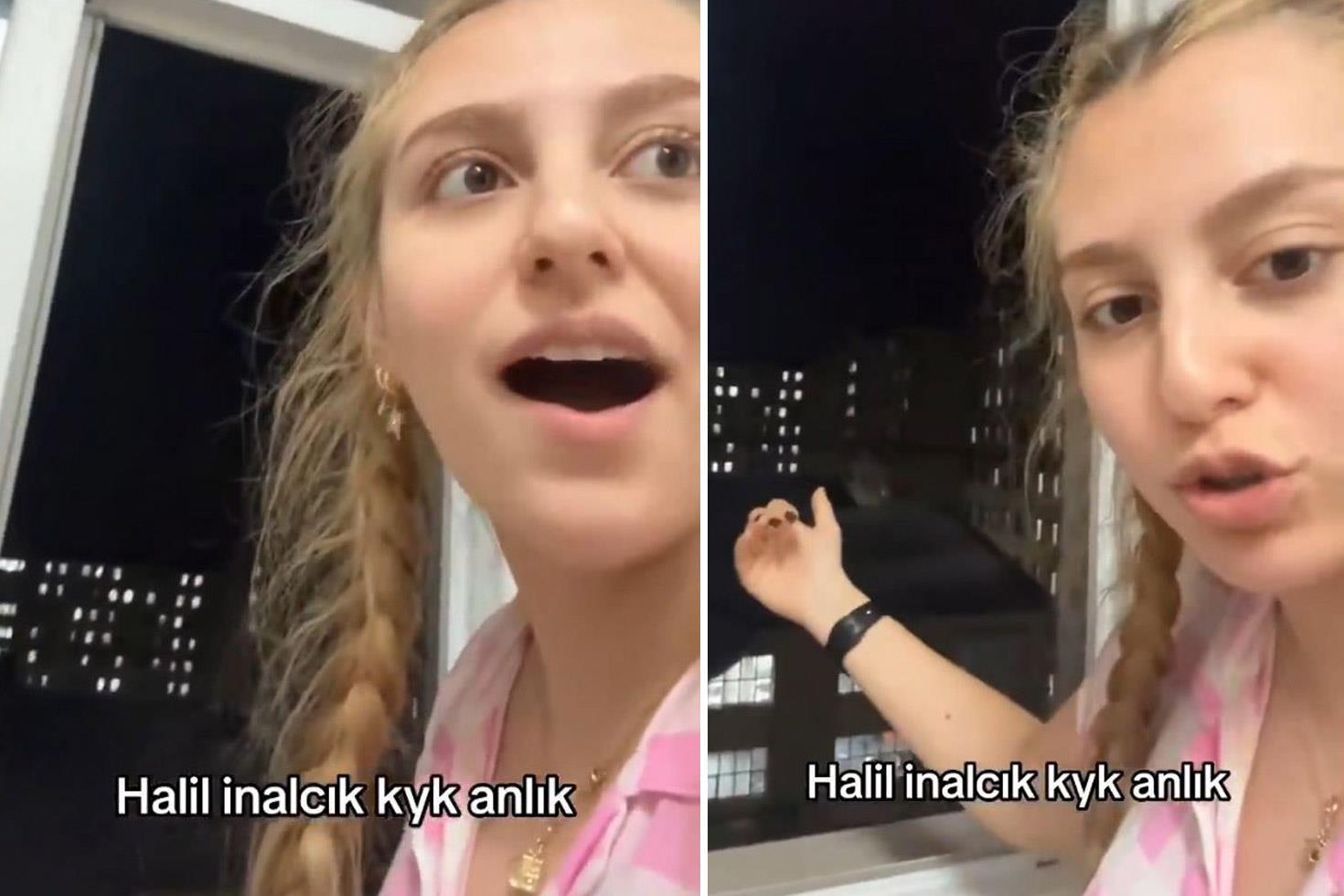 Karşısındaki erkek yurdunu gösterip yapılanlara isyan etti