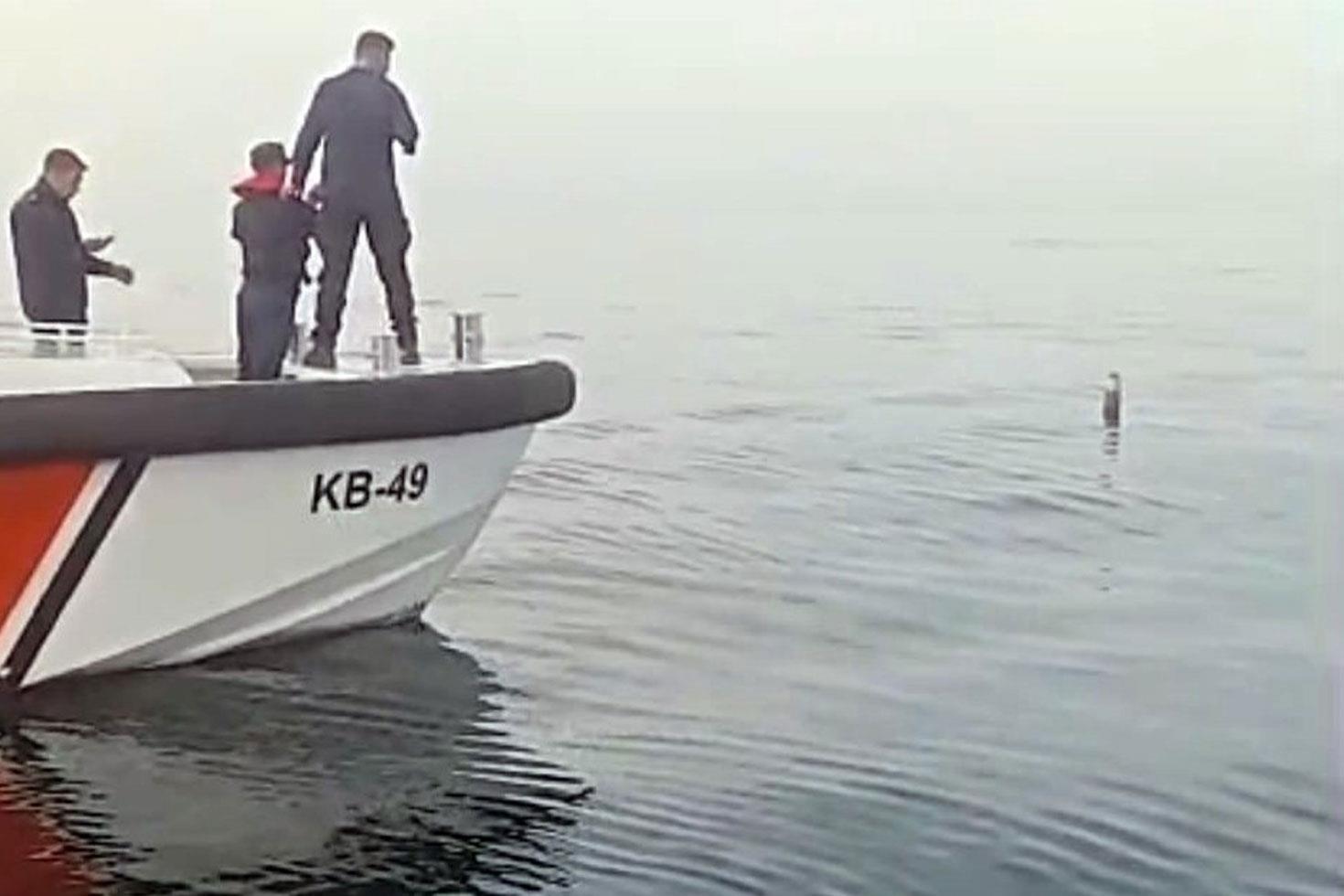 Hopa açıklarında Rus menşeili roket motoru bulundu