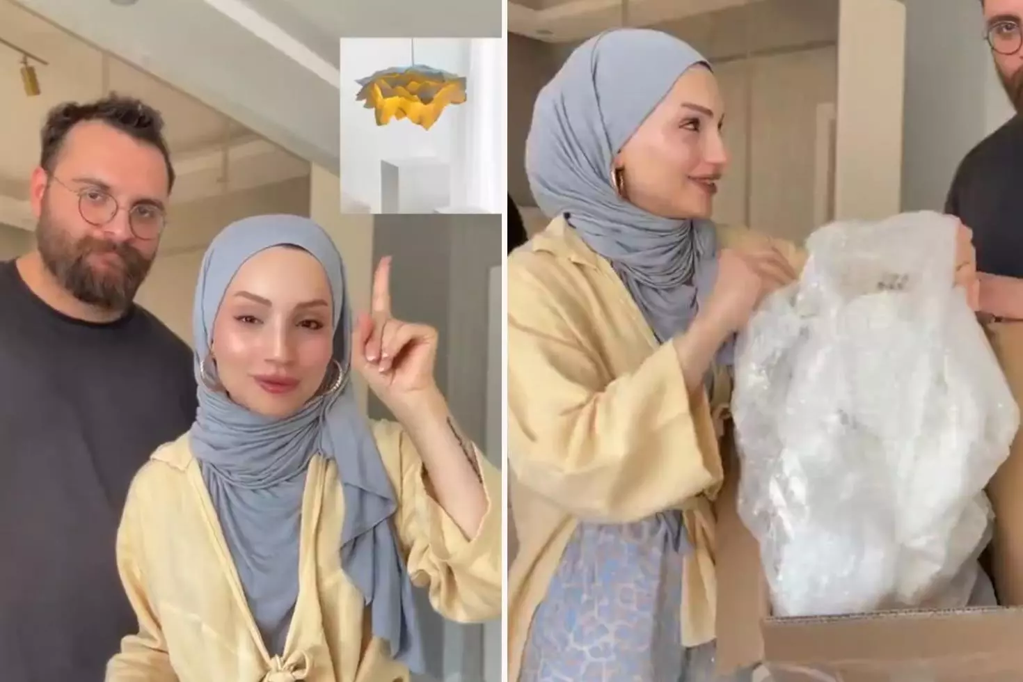 Binlerce lira verdiler, avize beklerken bakın ne geldi