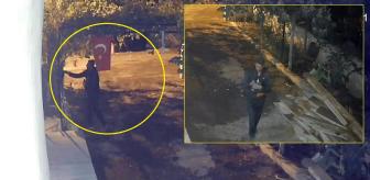 Yaptığı rezilliği kimse görmüyor sandı ama kamera kayıttaydı