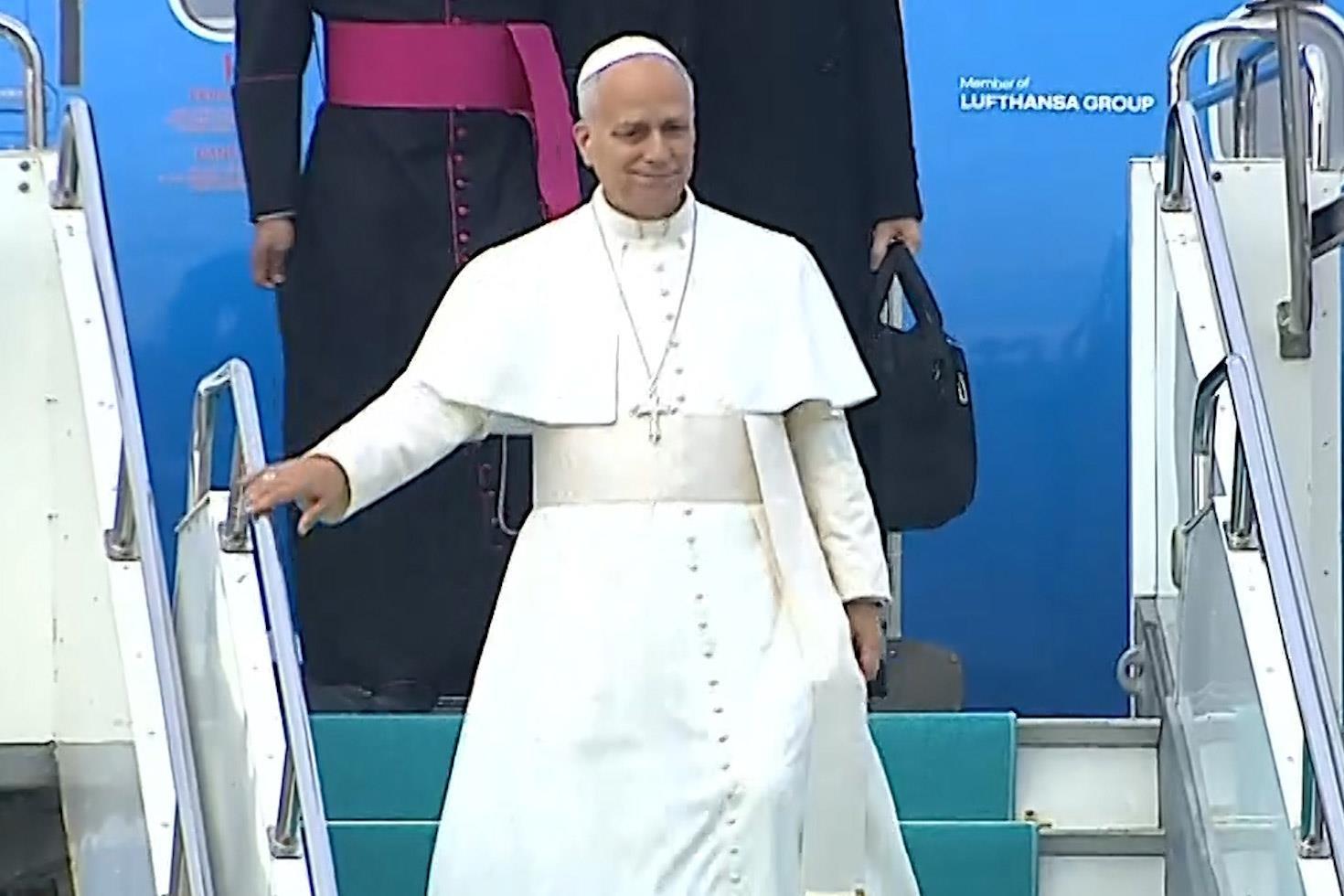 Papa 14. Leo, Ankara’da İşte ilk görüntüler ve karşılayan isim