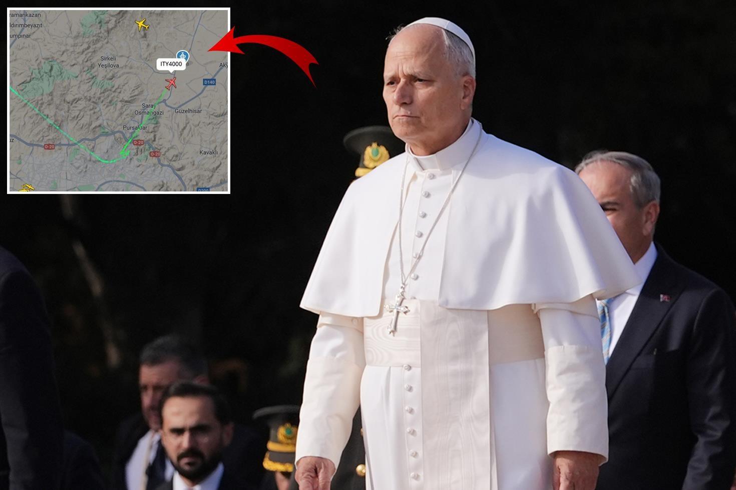 Papa 14. Leo’nun uçağı en çok takip edilen uçuş oldu