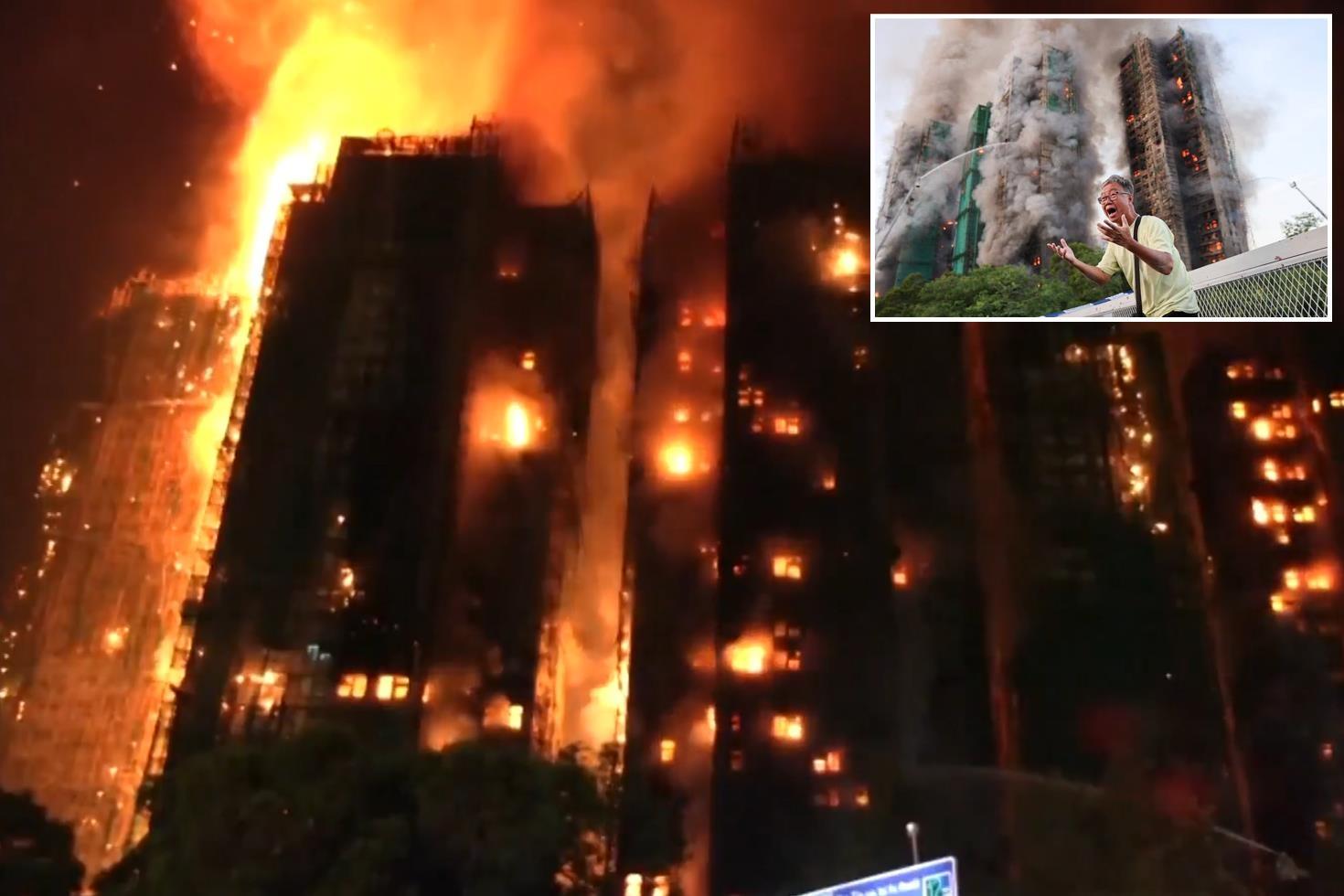 Hong Kong’daki yangın faciasında ölü sayısı 128’e yükseldi