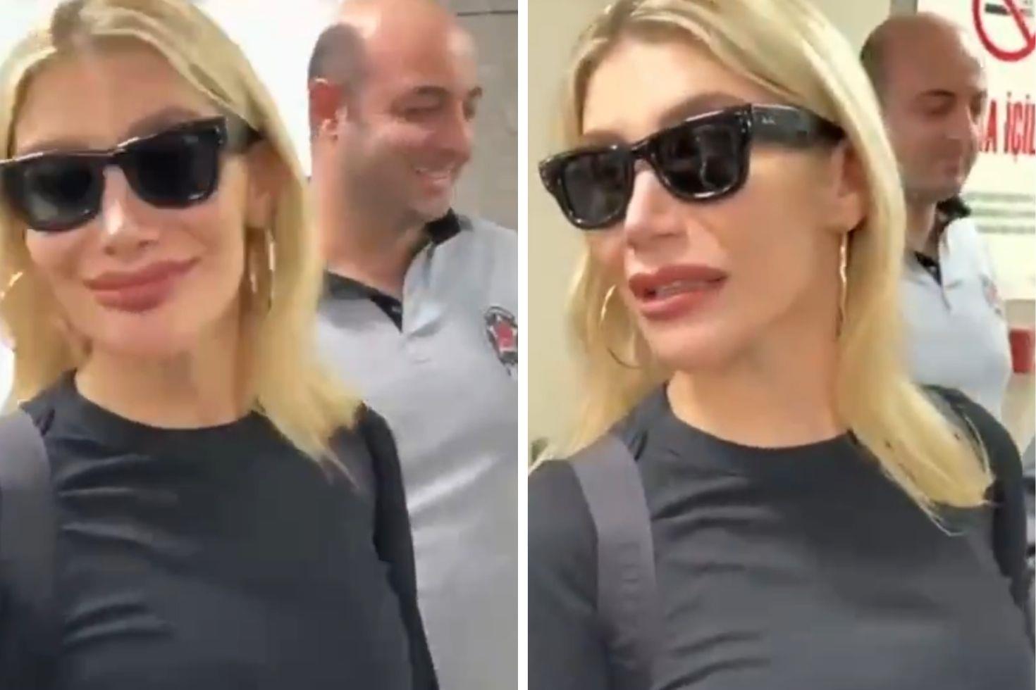 İrem Derici bildiğiniz gibi İfade vermeye giderken söyledikleriyle, güvenliği de güldürdü