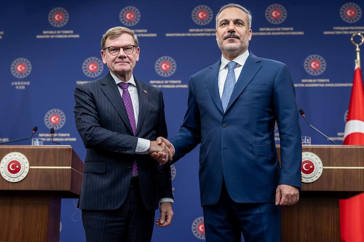 Bakan Fidan ile kamera karşısına geçen Alman Bakan’dan çarpıcı Türkiye mesajı