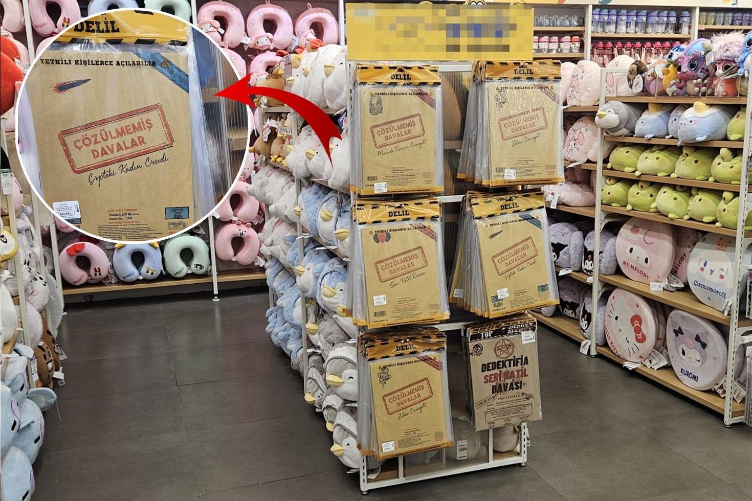 Kırtasiye raflarında cinayet oyunları Çocuklar arasında hızla yayılıyor: Çöpteki kadın cesedi, seri katil davası...