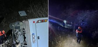 Madenci servisi uçuruma yuvarlandı, can pazarı yaşandı