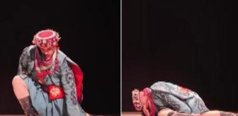 Zeybek oynarken bir anda yere yığıldı