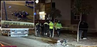 Feci kazada motosiklet sürücüsü hayatını kaybetti