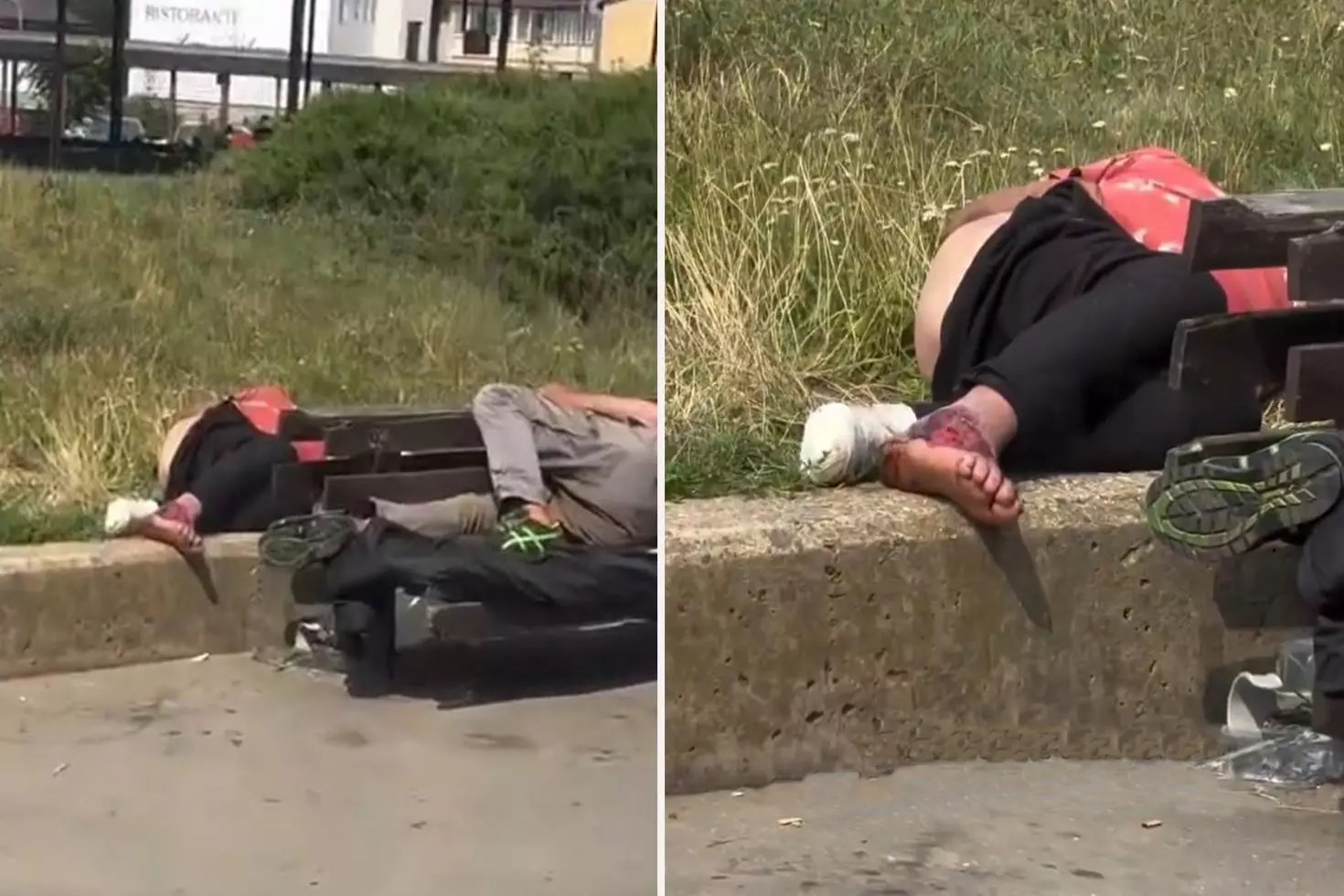 Avrupa’nın orta yerinde kahreden görüntü