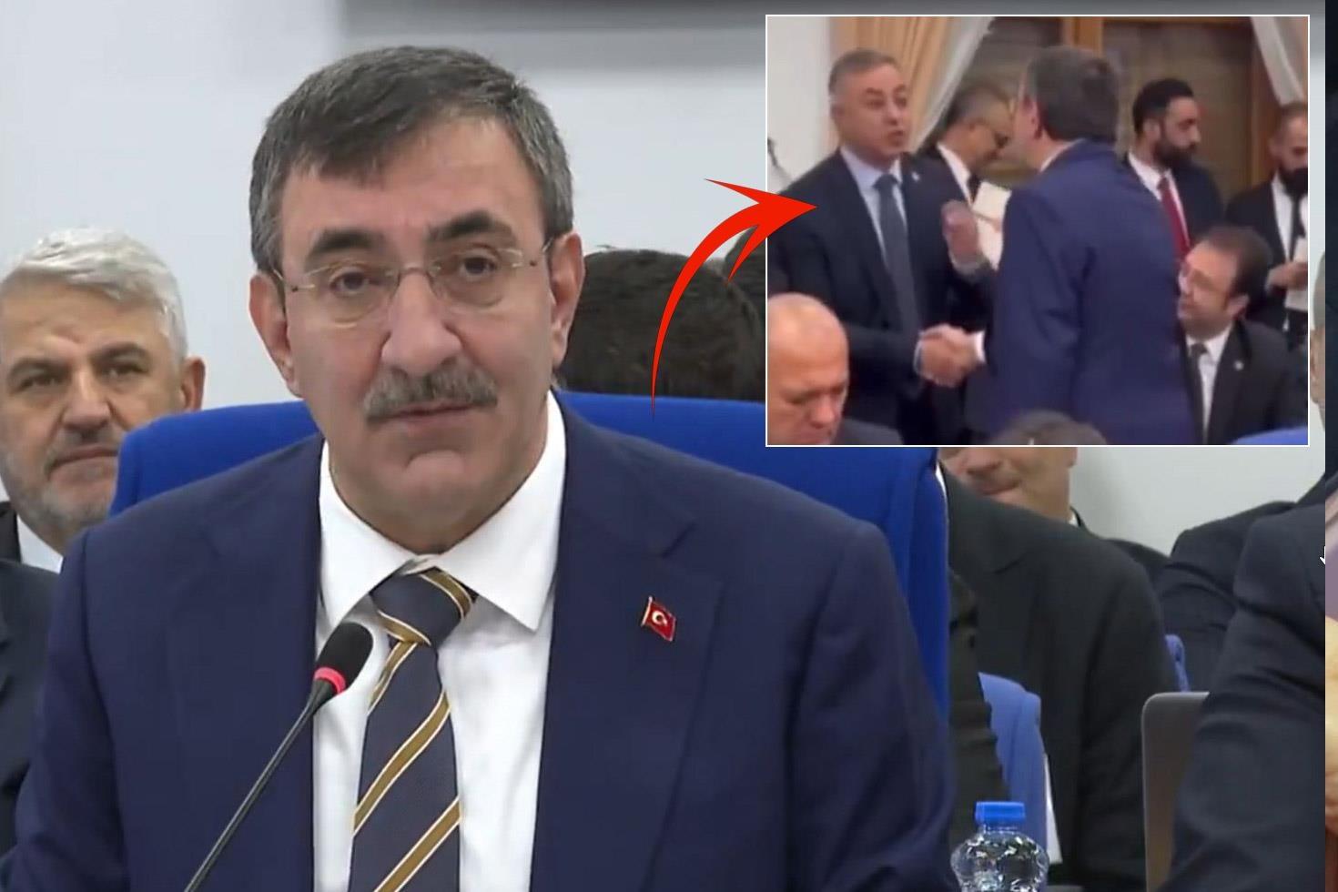 Komisyonda gerginlik CHP’li vekilin ’’Yer sofrası’’ eleştirisi Cevdet Yılmaz’ı kızdırdı: Burası şov yeri değil
