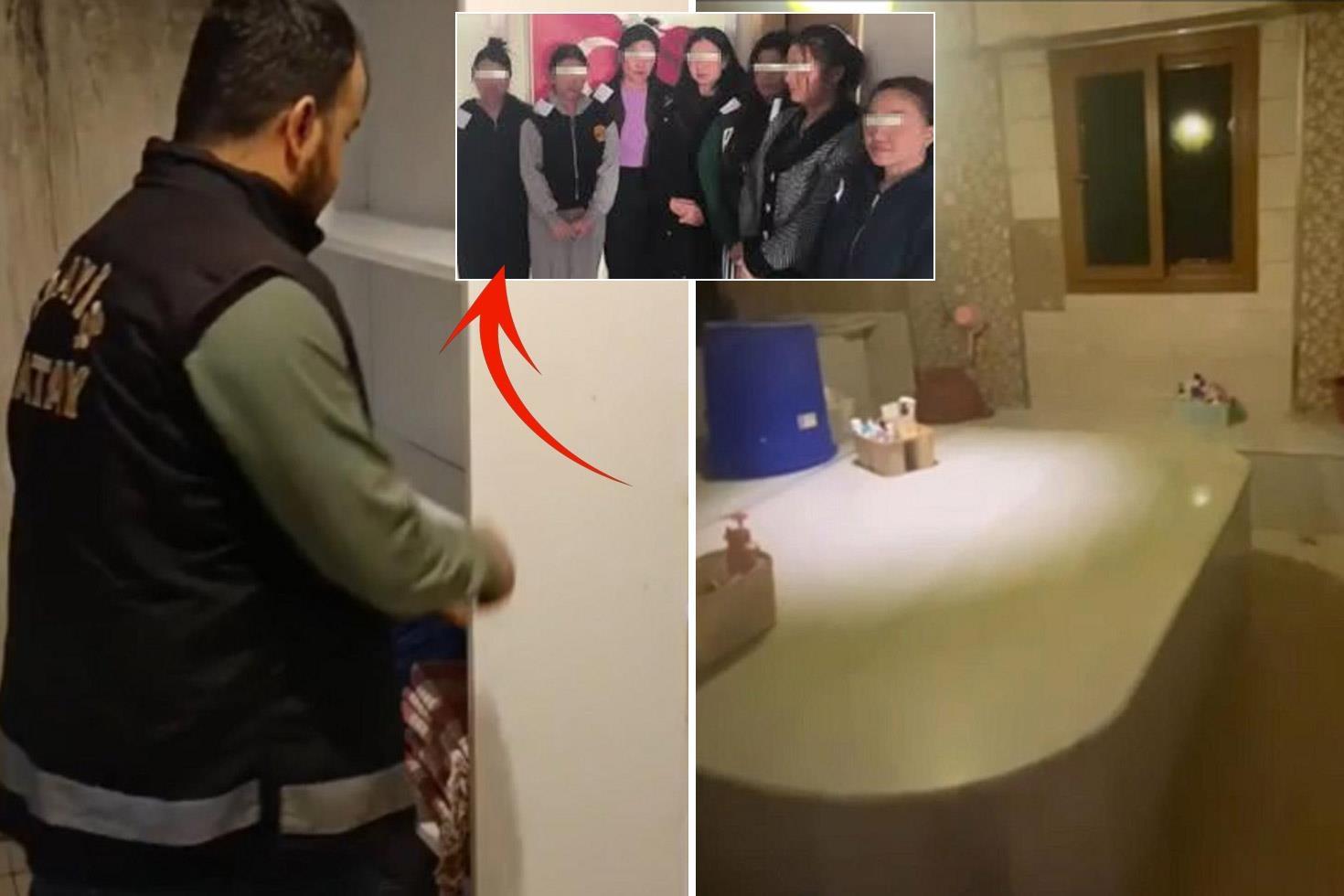 Kapağı açan polis, fuhuş için bekleyen 9 kadınla göz göze geldi