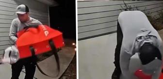 Kuryeden mide bulandıran teslimat: Hiçbir şey olmamış gibi devam etti