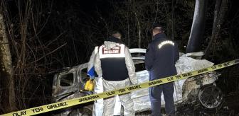 Araç bu hale geldi, genç sürücü feci şekilde can verdi