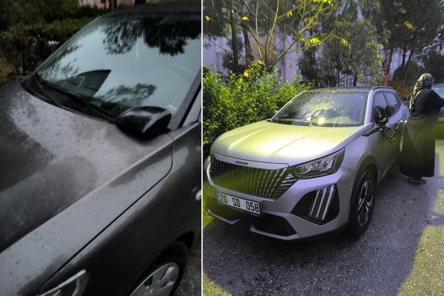 Avukat sitede terör estirdi 40 araç zarar gördü