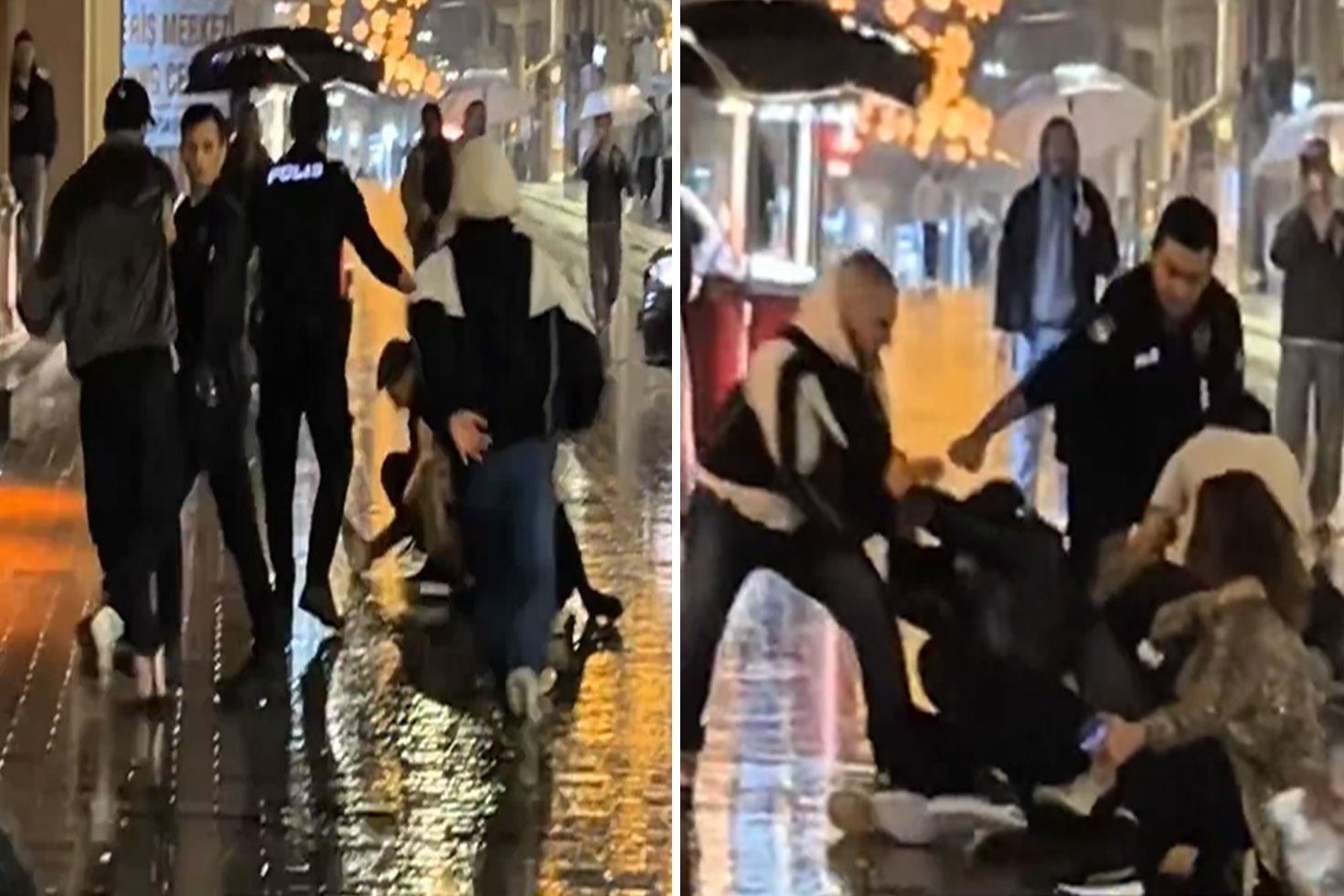 İstiklal Caddesi boks ringine döndü